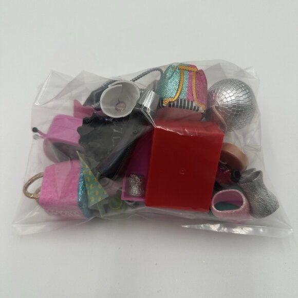 OMG LOL Surprise Doll Accessories Clothes Shoes Purses Cups Mixed 56 pc Lot - Picture 10 of 13